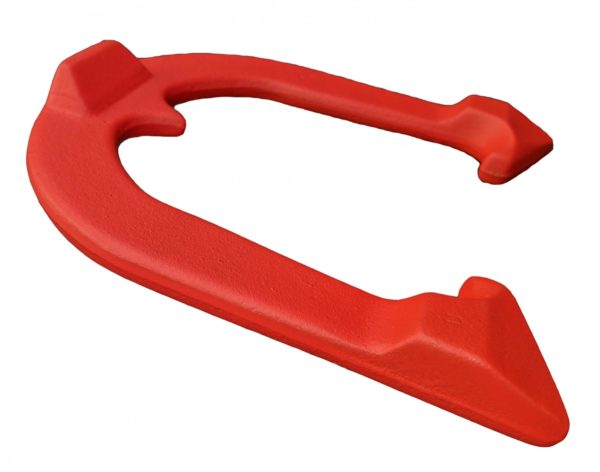 Alan Francis Horseshoes red side view