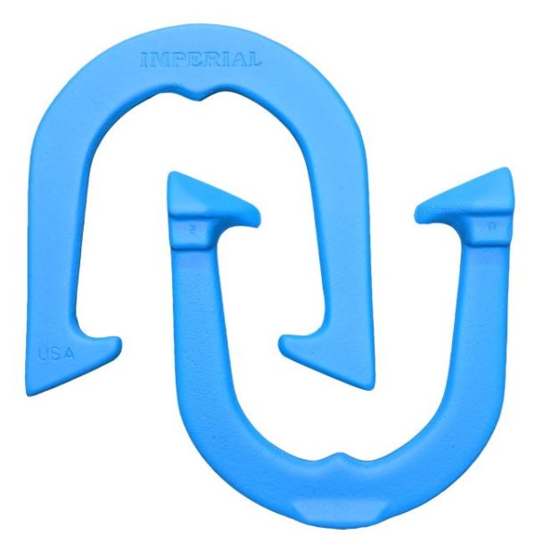 imperial horseshoes blue pair